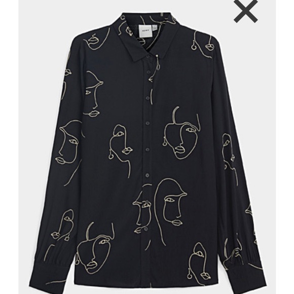 Fluid traced portrait shirt - Picture 1 of 3